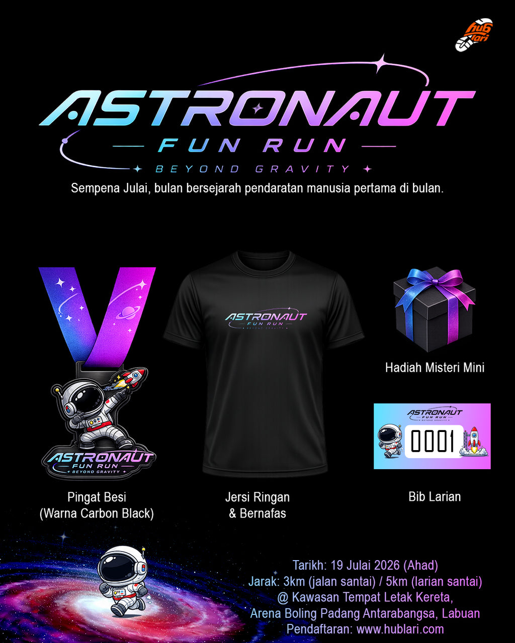 Astronaut Fun Run @ Labuan